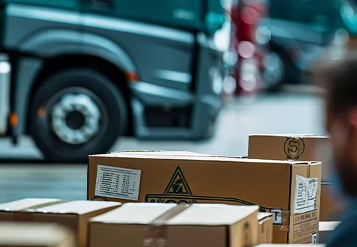 Parcels ready for pickup and delivery